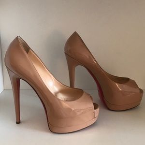 Christian Loubotin -Toe Patent Leather Pumps